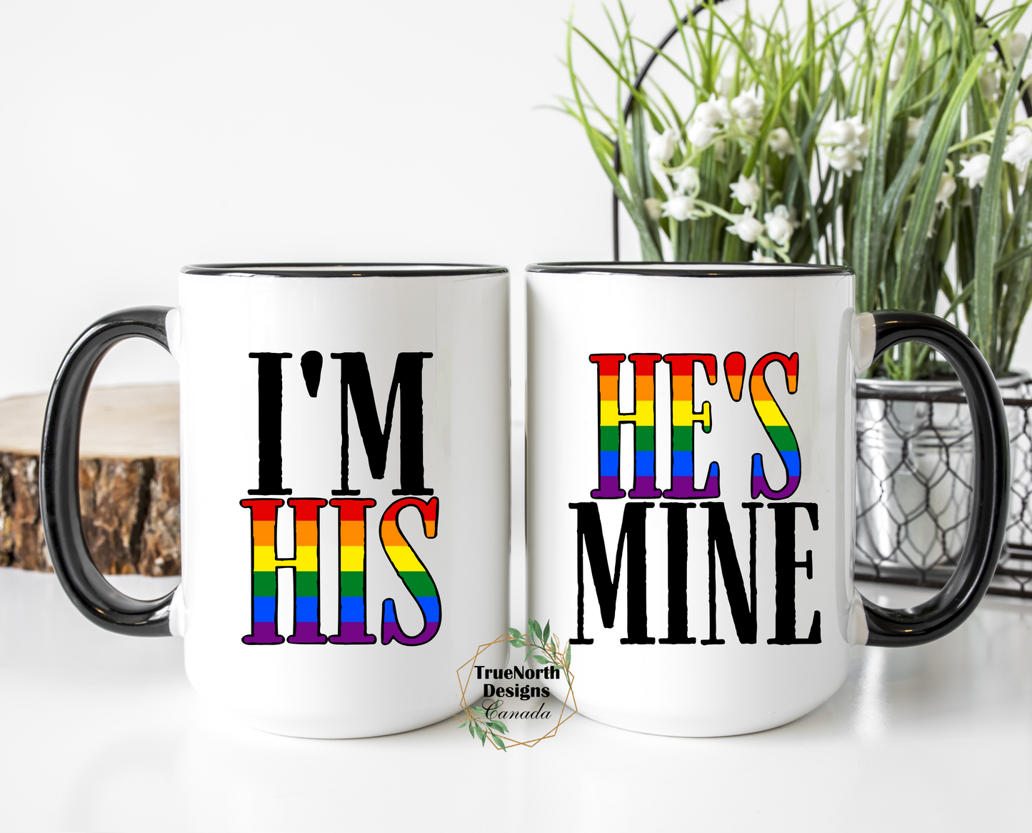 I'm His, He's Mine Couples Mugs