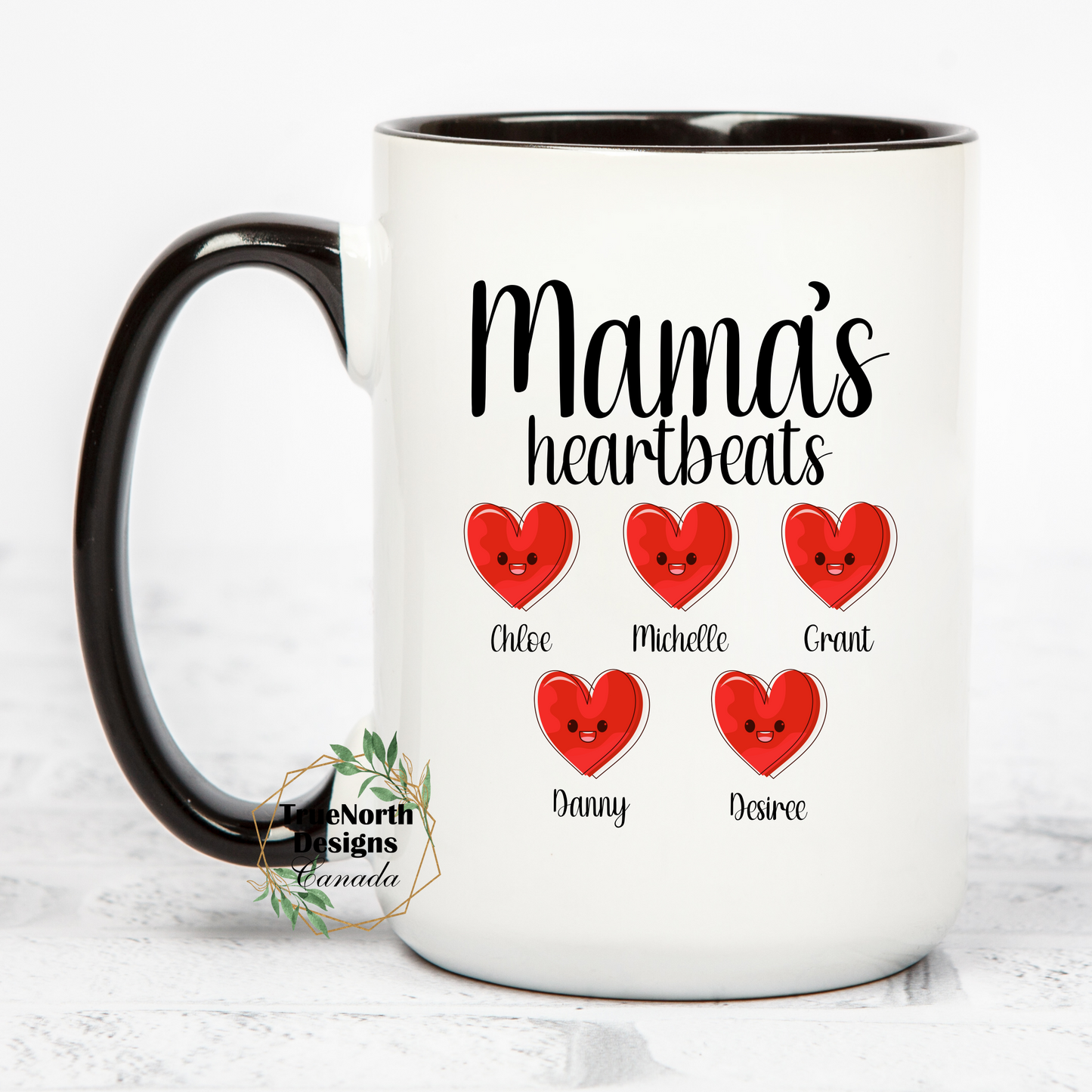 Mama's Heartbeats Mug