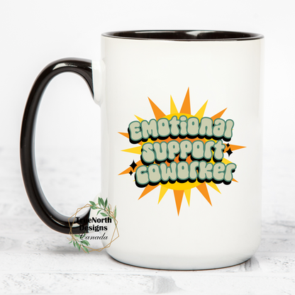 Emotional Support Coworker Mug