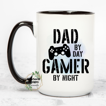 Dad By Day, Gamer By Night Mug