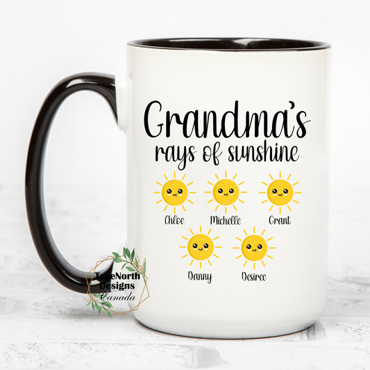 Grandma's Rays of Sunshine Mug