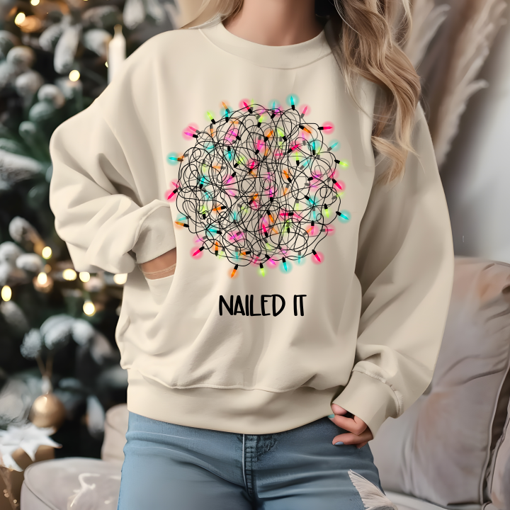 Nailed It Christmas Lights