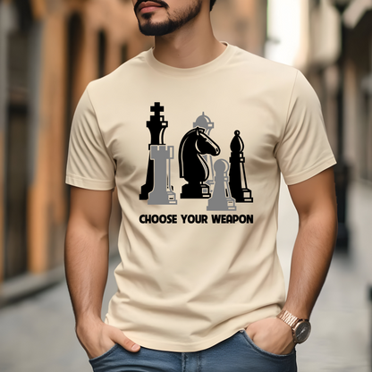 Choose Your Weapon - Chess Set