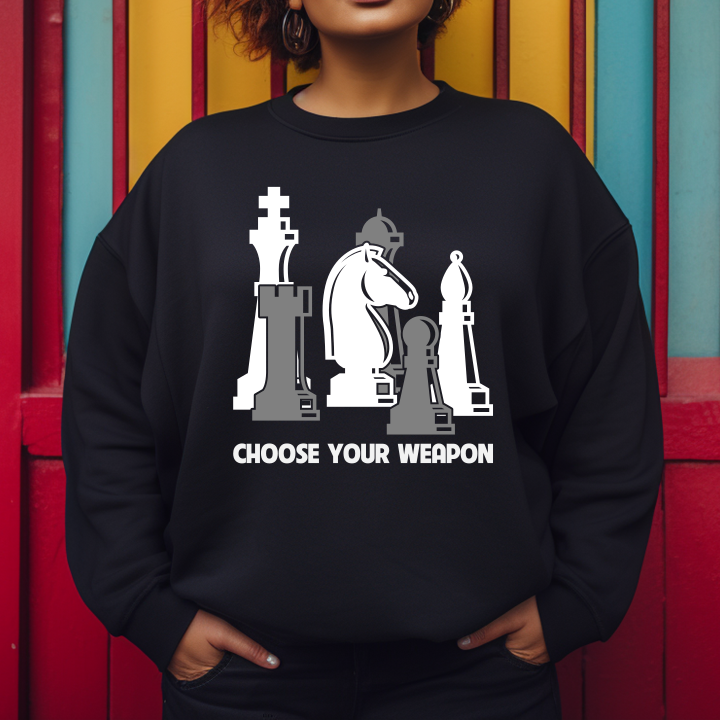 Choose Your Weapon - Chess Set