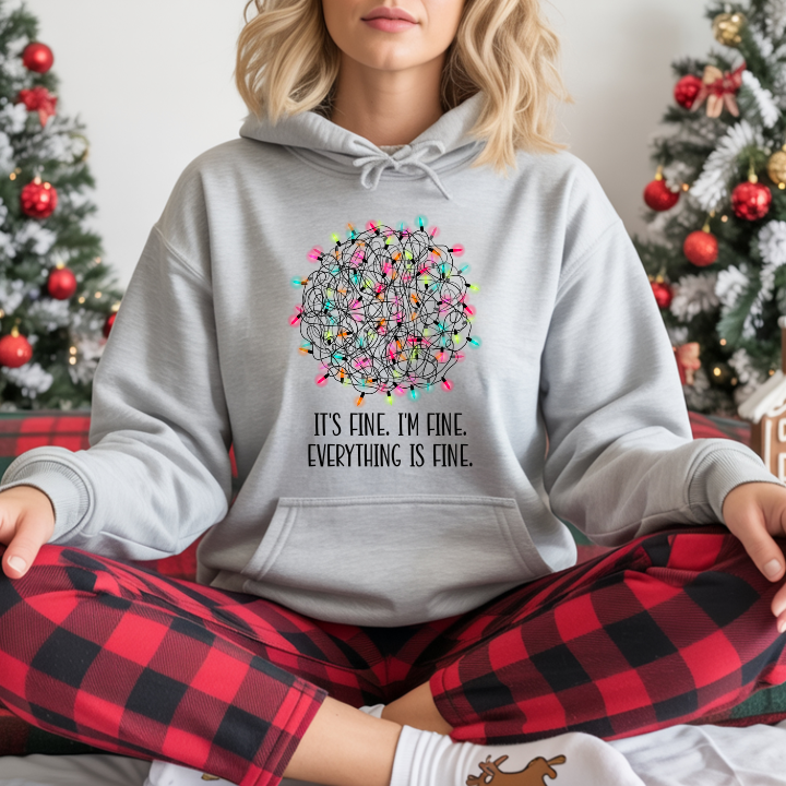 It's Fine, I'm Fine, Everything is Fine Christmas Lights