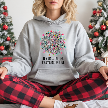 It's Fine, I'm Fine, Everything is Fine Christmas Lights