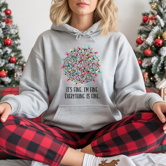 It's Fine, I'm Fine, Everything is Fine Christmas Lights