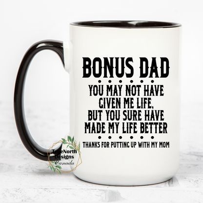Bonus Dad Step Dad Mug