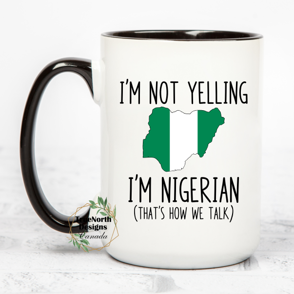 I'm Not Yelling, I'm (Country) Mug