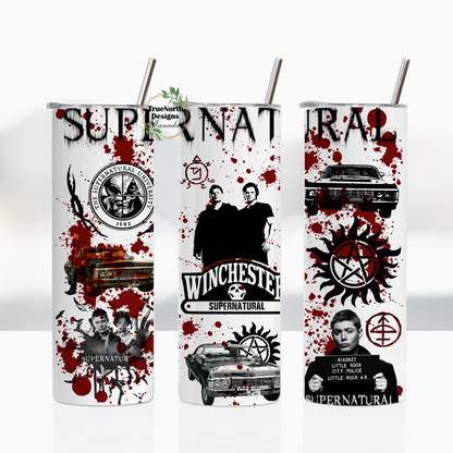 Supernatural Theme Tumbler