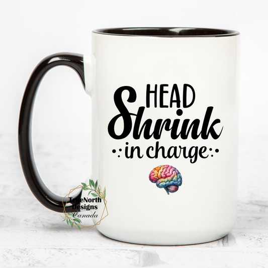 Head Shrink in Charge Mug