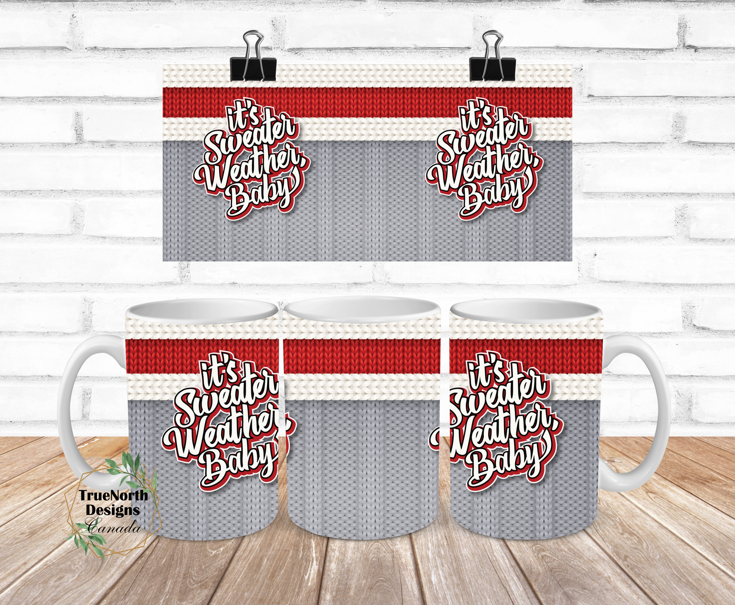 It's Sweater Weather Baby Wraparound Mug