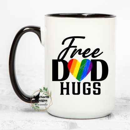 Free Dad Hugs Mug