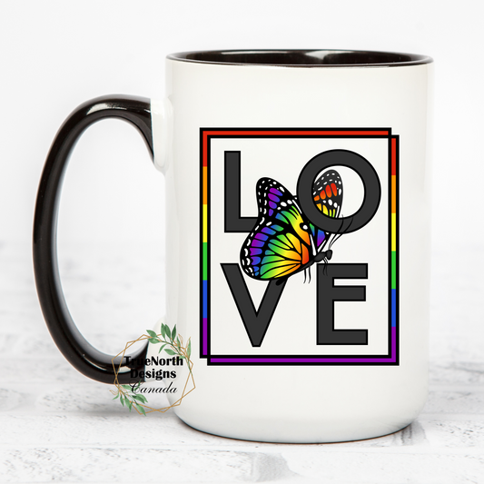 Pride Butterfly Love Mug