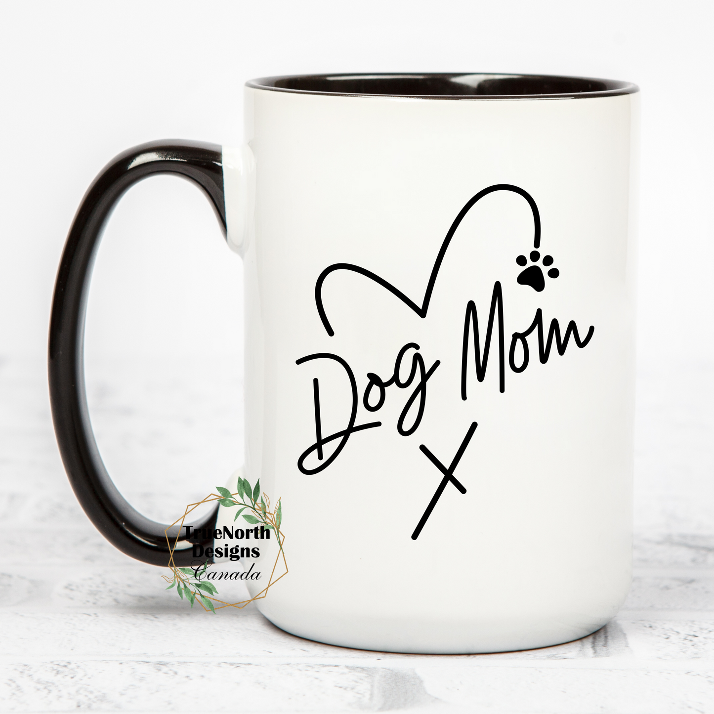Dog Mom Heart Mug