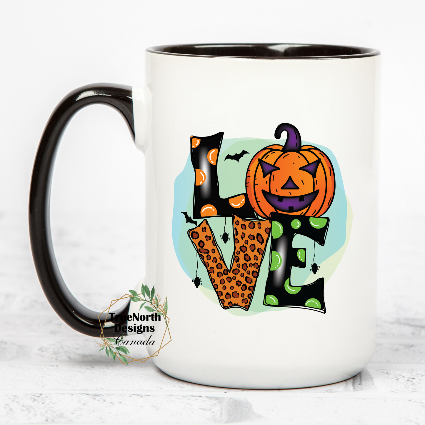 Hallowe'en Pumpkin Love Vibes Mug