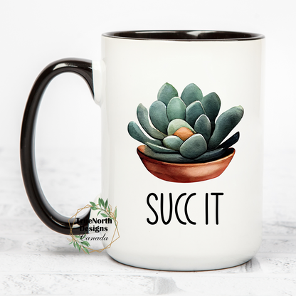 Succ It Succulent Mug