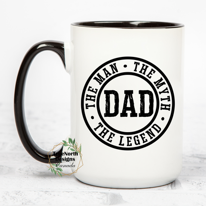 Dad: The Man, The Myth, The Legend Mug