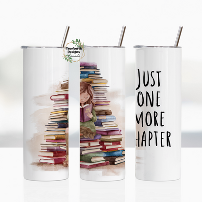 Just One More Chapter Tumbler