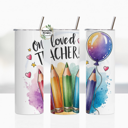 One Loved Teacher Tumbler