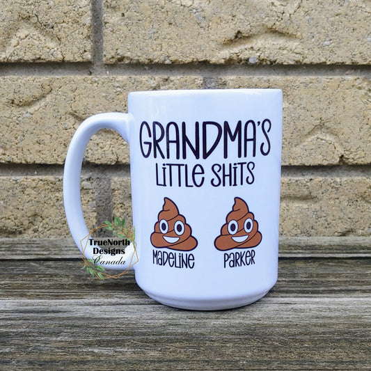 Grandma's Little Shits Mug TNDCanada