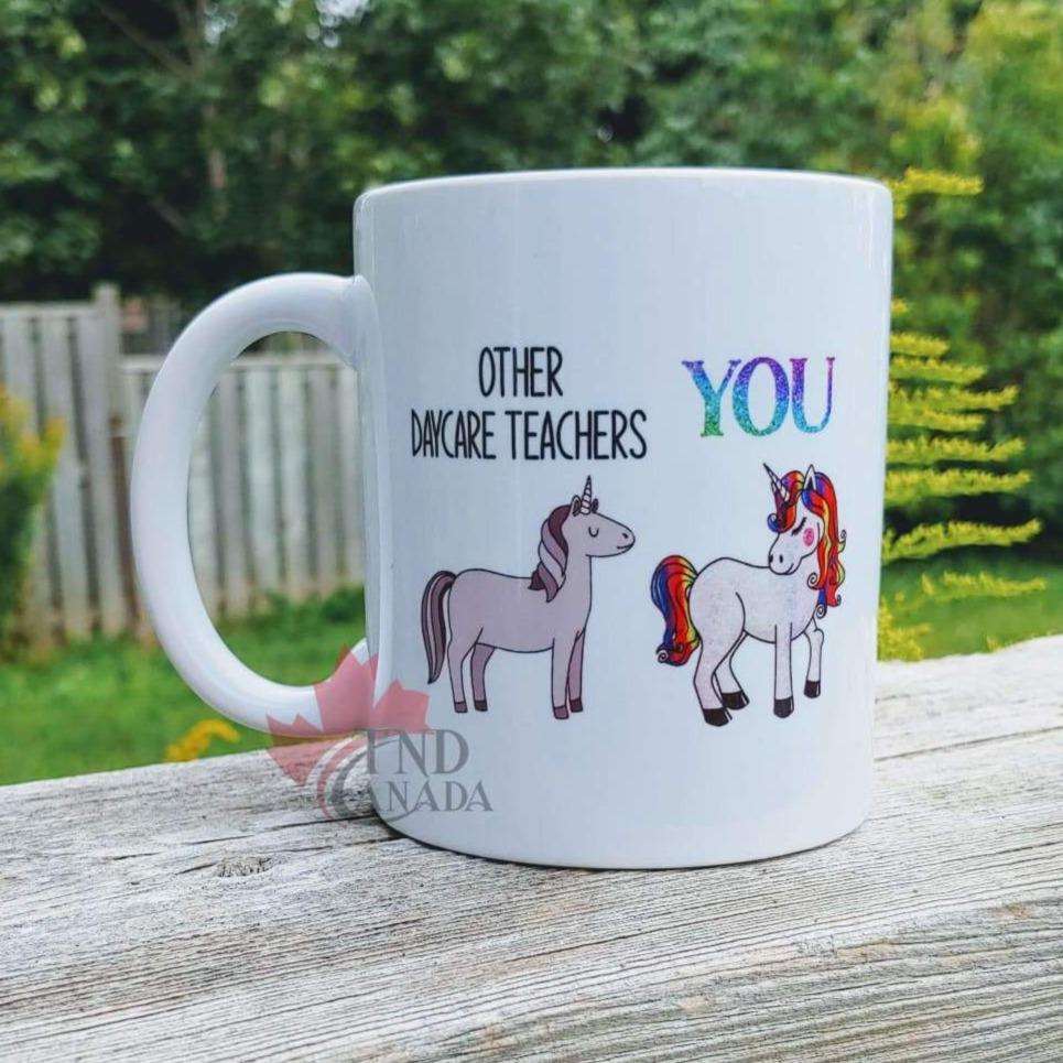 Cool Daycare Provider Unicorn Mug TNDCanada