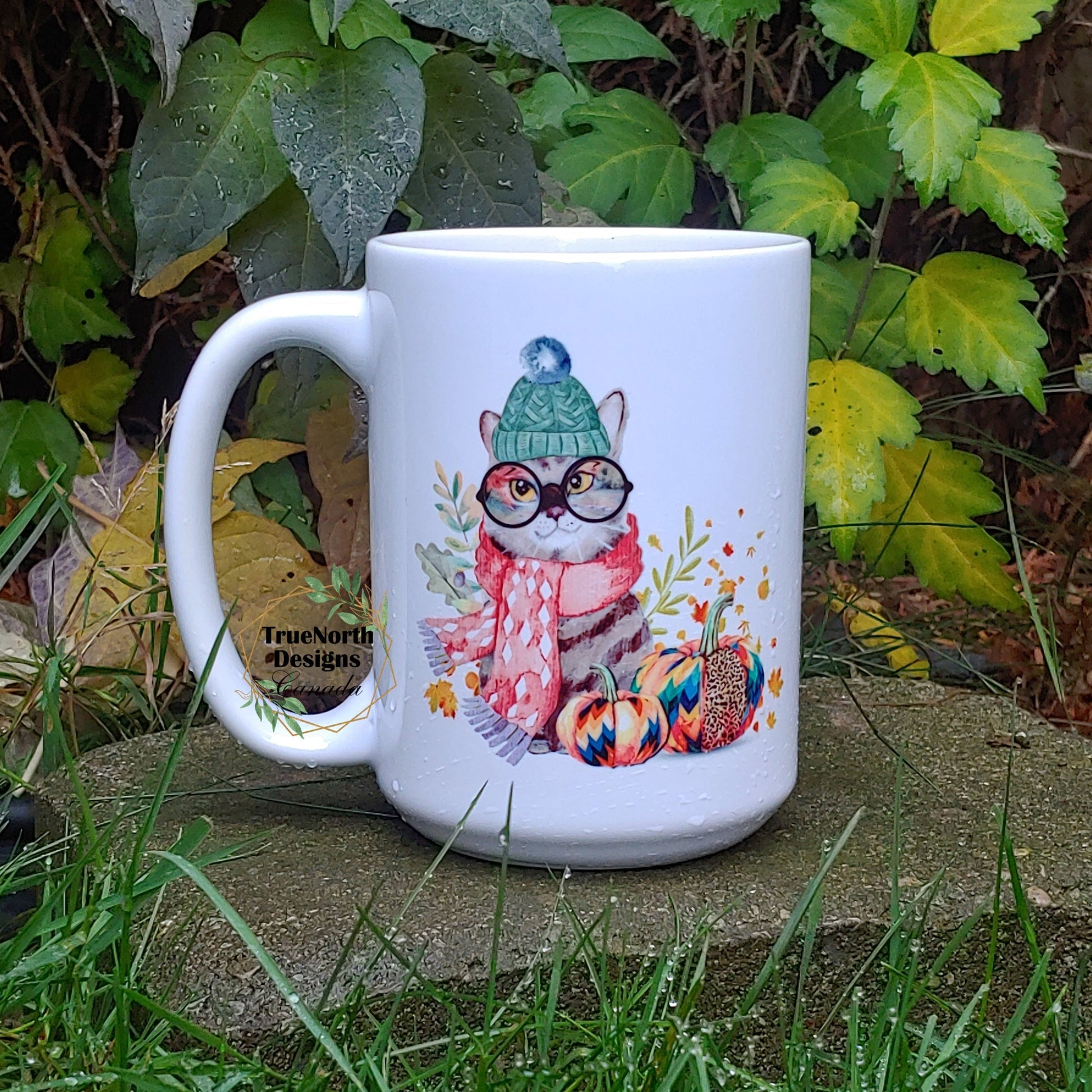Cute Seasonal Cat mug TNDCanada