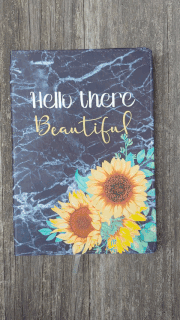 Sunflower Style Faux Leather Bound Journal TNDCanada